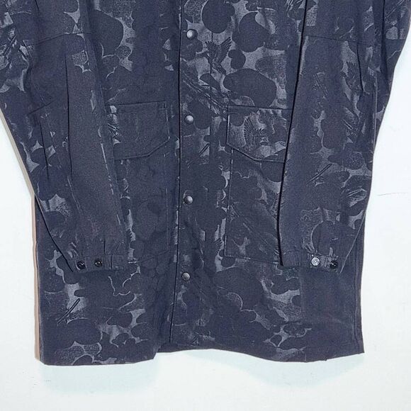Columbia Men's Black Limited Edition Sam Larson Waterfowl Print Parka NWT Size X - Picture 4 of 13